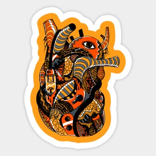 Orangrey Light Heart Sticker